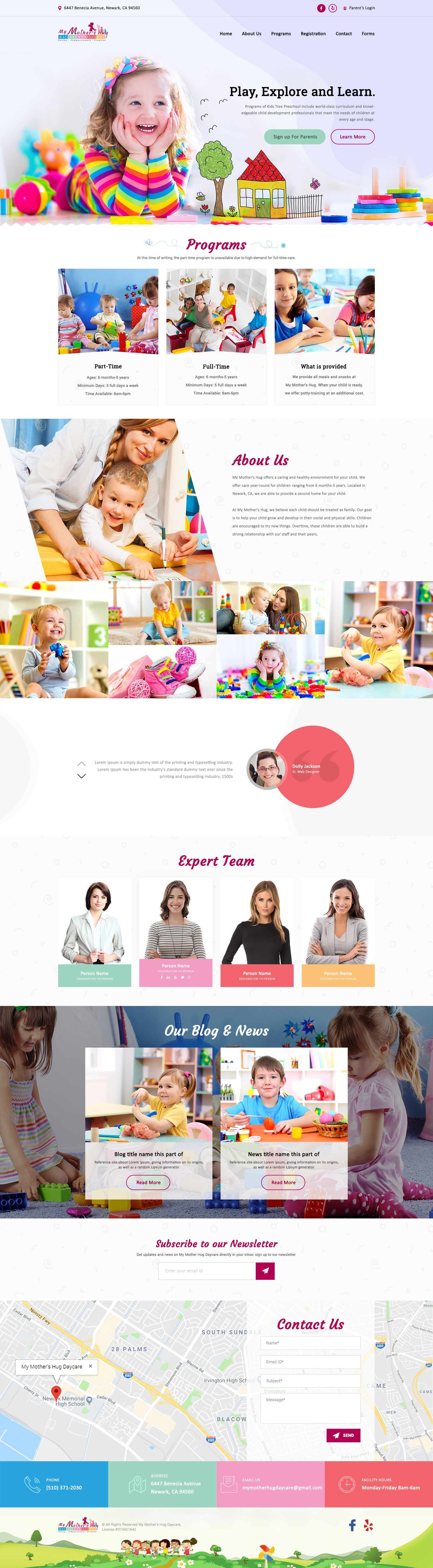 My Mother Hug Visual Design